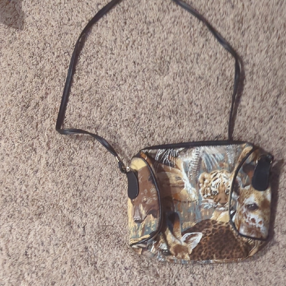 Animal Print Shoulder Bag - Picture 1 of 10